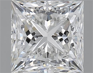 Picture of 2.00 Carats, Princess F Color, VS2 Clarity and Certified by GIA