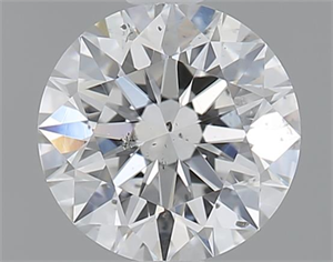 Picture of 0.70 Carats, Round with Excellent Cut, E Color, SI1 Clarity and Certified by GIA