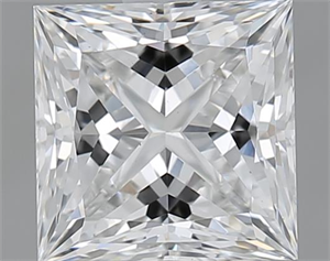 Picture of 1.52 Carats, Princess E Color, VS1 Clarity and Certified by GIA