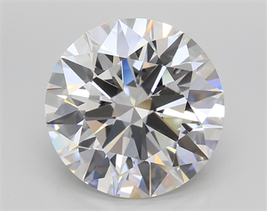 Picture of Lab Created Diamond 9.02 Carats, Round with Ideal Cut, E Color, VS1 Clarity and Certified by IGI