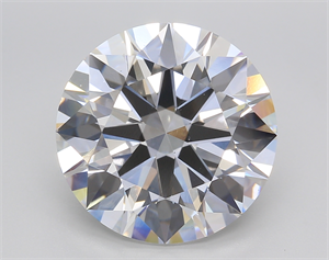 Picture of Lab Created Diamond 9.02 Carats, Round with Ideal Cut, E Color, VS1 Clarity and Certified by IGI