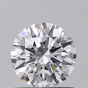 Picture of Lab Created Diamond 0.88 Carats, Round with Ideal Cut, E Color, VVS2 Clarity and Certified by IGI