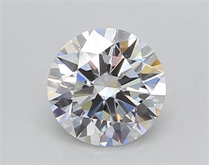 Picture of Lab Created Diamond 1.02 Carats, Round with Excellent Cut, E Color, VVS2 Clarity and Certified by GIA