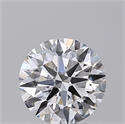 Lab Created Diamond 1.02 Carats, Round with Excellent Cut, E Color, VVS2 Clarity and Certified by GIA