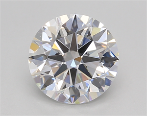 Picture of Lab Created Diamond 2.02 Carats, Round with Excellent Cut, D Color, VVS2 Clarity and Certified by GIA