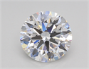 Lab Created Diamond 2.02 Carats, Round with Excellent Cut, D Color, VVS2 Clarity and Certified by GIA