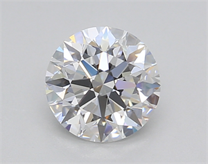 Picture of Lab Created Diamond 1.01 Carats, Round with Excellent Cut, D Color, VVS2 Clarity and Certified by GIA