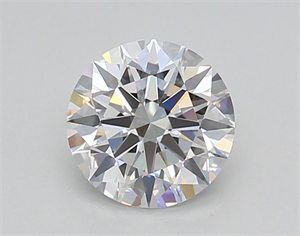 Picture of Lab Created Diamond 1.02 Carats, Round with Excellent Cut, D Color, VVS2 Clarity and Certified by GIA