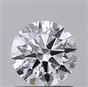 Del inventario de diamantes de laboratorio, 1.02 quilates, Redondo , Color D, claridad VVS1 y certificado IGI