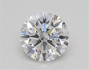 Picture of Lab Created Diamond 1.01 Carats, Round with Excellent Cut, D Color, VVS2 Clarity and Certified by GIA