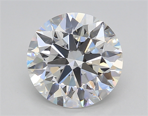Picture of Lab Created Diamond 3.02 Carats, Round with Excellent Cut, E Color, VS1 Clarity and Certified by GIA