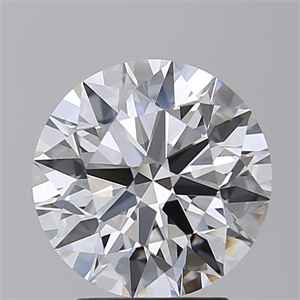 Picture of Lab Created Diamond 3.10 Carats, Round with Excellent Cut, E Color, VS1 Clarity and Certified by GIA