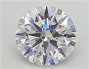 Lab Created Diamond 3.52 Carats, Round with Excellent Cut, E Color, VS1 Clarity and Certified by GIA