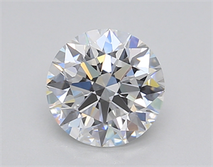 Picture of Lab Created Diamond 1.02 Carats, Round with Excellent Cut, D Color, VS1 Clarity and Certified by GIA