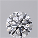 Lab Created Diamond 1.02 Carats, Round with Excellent Cut, D Color, VS1 Clarity and Certified by GIA