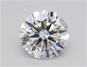 Del inventario de diamantes de laboratorio, 1.02 quilates, Redondo , Color D, claridad VS1 y certificado GIA