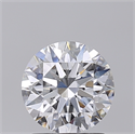 Lab Created Diamond 1.52 Carats, Round with Ideal Cut, D Color, VVS2 Clarity and Certified by IGI