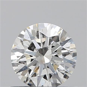 Picture of 0.50 Carats, Round with Excellent Cut, H Color, I1 Clarity and Certified by GIA
