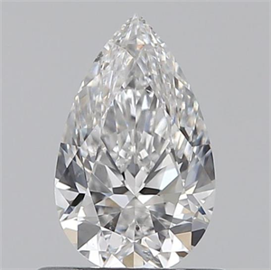 Picture of 0.60 Carats, Pear E Color, SI2 Clarity and Certified by GIA