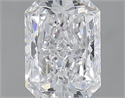 1.51 Carats, Radiant D Color, SI1 Clarity and Certified by GIA