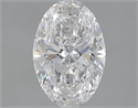 1.30 Carats, Oval E Color, SI2 Clarity and Certified by GIA