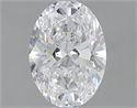 1.20 Carats, Oval D Color, SI2 Clarity and Certified by GIA