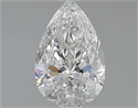 1.21 Carats, Pear F Color, SI2 Clarity and Certified by GIA