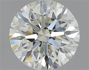 Picture of 1.30 Carats, Round with Excellent Cut, L Color, SI2 Clarity and Certified by GIA