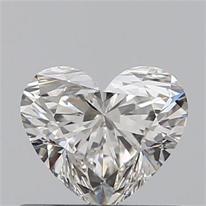Picture of 0.50 Carats, Heart I Color, VVS2 Clarity and Certified by GIA