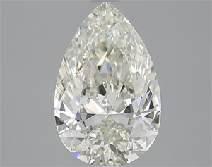 Picture of 2.53 Carats, Pear L Color, VVS2 Clarity and Certified by GIA