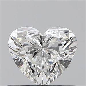 Picture of 0.50 Carats, Heart F Color, VS1 Clarity and Certified by GIA