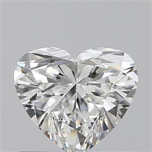 Picture of 0.50 Carats, Heart G Color, VS2 Clarity and Certified by GIA