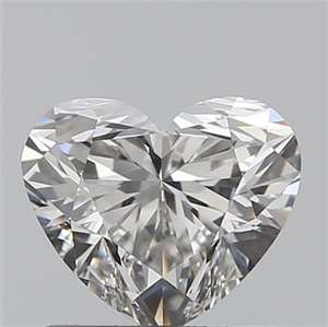 Picture of 0.81 Carats, Heart H Color, VS2 Clarity and Certified by GIA