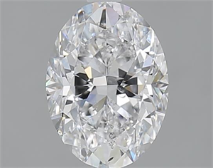 Picture of 1.51 Carats, Oval D Color, SI2 Clarity and Certified by GIA