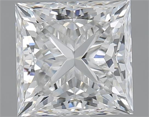 Picture of 2.01 Carats, Princess F Color, VS2 Clarity and Certified by GIA