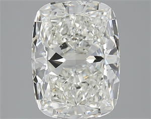 Picture of 2.52 Carats, Cushion K Color, SI1 Clarity and Certified by GIA