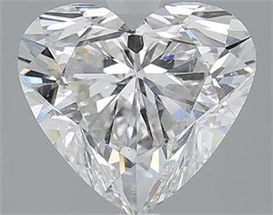 Picture of 2.70 Carats, Heart F Color, SI2 Clarity and Certified by GIA