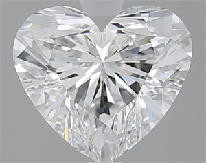 Picture of 2.03 Carats, Heart E Color, VS1 Clarity and Certified by GIA