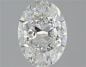 Picture of 1.70 Carats, Oval I Color, SI2 Clarity and Certified by GIA
