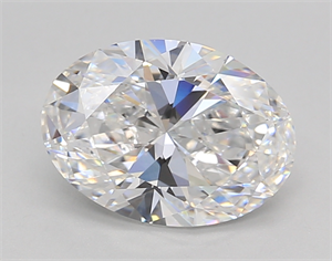 Picture of Lab Created Diamond 5.02 Carats, Round with Excellent Cut, E Color, VVS2 Clarity and Certified by GIA