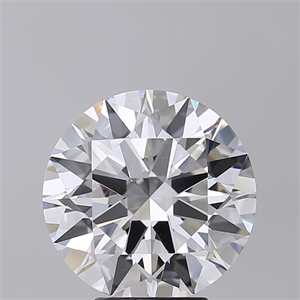 Picture of Lab Created Diamond 5.02 Carats, Round with Excellent Cut, F Color, VS1 Clarity and Certified by GIA