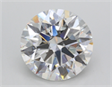 Del inventario de diamantes de laboratorio, 4.02 quilates, Redondo , Color F, claridad VS1 y certificado GIA