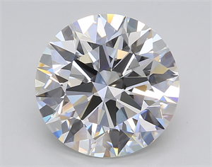 Picture of Lab Created Diamond 5.02 Carats, Round with Excellent Cut, F Color, VS1 Clarity and Certified by GIA