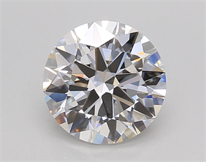 Picture of Lab Created Diamond 1.50 Carats, Round with Excellent Cut, E Color, VVS1 Clarity and Certified by IGI