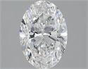 2.01 Carats, Oval E Color, SI1 Clarity and Certified by GIA