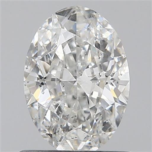 Picture of 0.70 Carats, Oval F Color, I1 Clarity and Certified by GIA