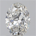0.80 Carats, Oval F Color, VVS2 Clarity and Certified by GIA