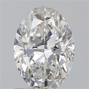 Picture of 0.80 Carats, Oval F Color, VVS2 Clarity and Certified by GIA