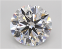 Lab Created Diamond 8.02 Carats, Round with Ideal Cut, E Color, VS1 Clarity and Certified by IGI