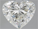 3.05 Carats, Heart K Color, SI2 Clarity and Certified by GIA